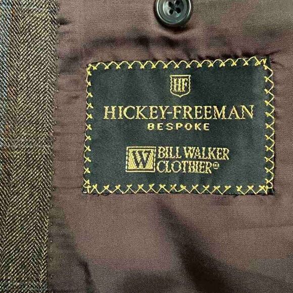 HF HICKEY-FREEMAN Bespoke BILL WALKER CLOTHIER Size 54 RUFUS SCOTT - Picture 3 of 13